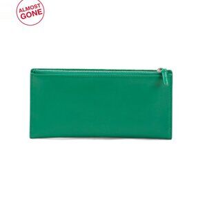 STATUS ANXIETY emerald Leather Dakota Wallet